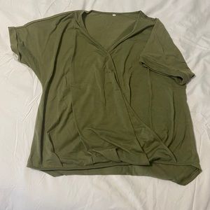 Brand New Mock wrap top!